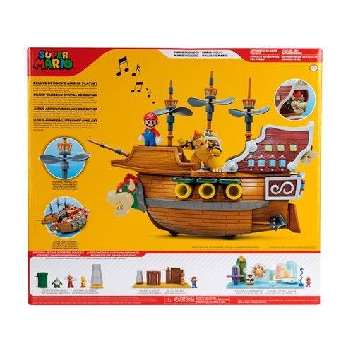World of Nintendo Super Mario Bowser's Ship Deluxe Playset - by Jakks Pacific | Buy at ToyShnip