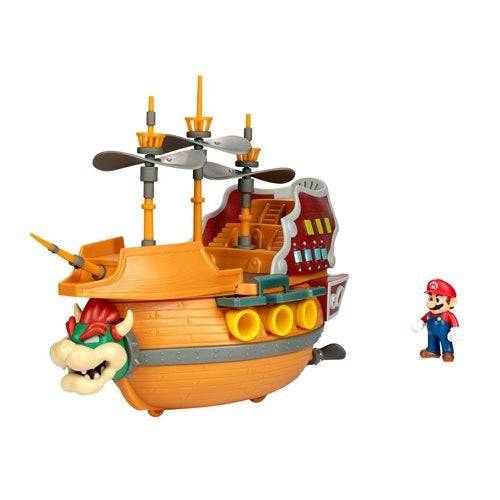 World of Nintendo Super Mario Bowser's Ship Deluxe Playset - by Jakks Pacific | Buy at ToyShnip
