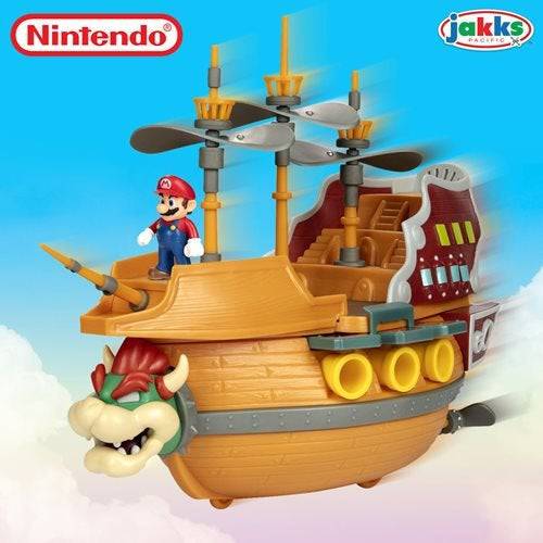 World of Nintendo Super Mario Bowser's Ship Deluxe Playset - by Jakks Pacific | Buy at ToyShnip
