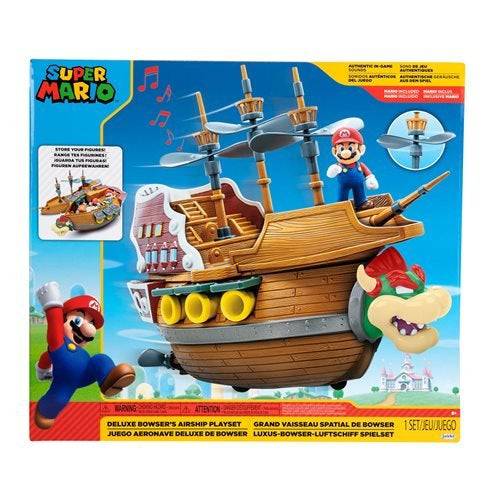 World of Nintendo Super Mario Bowser's Ship Deluxe Playset - by Jakks Pacific | Buy at ToyShnip
