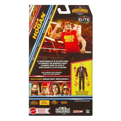 WWE 2025 WrestleMania Elite Action Figure - by Mattel | Buy at ToyShnip