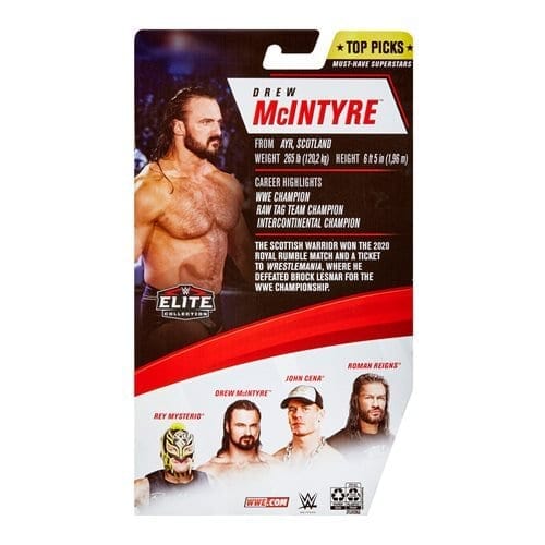 WWE Top Picks 2021 Drew McIntyre Elite Action Figure - by Mattel | Buy at ToyShnip