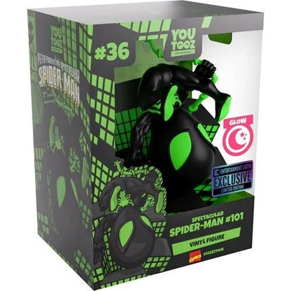 Youtooz - Marvel Comics Collection Spectacular Spider - Man 101 Glow in the Dark Vinyl Figure 36 - Entertainment Earth Exclusive - by Youtooz