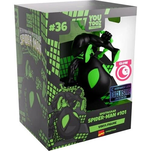 Youtooz - Marvel Comics Collection Spectacular Spider - Man 101 Glow in the Dark Vinyl Figure 36 - Entertainment Earth Exclusive - by Youtooz