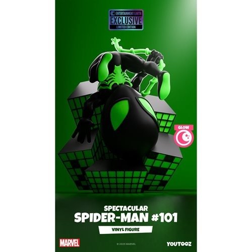 Youtooz - Marvel Comics Collection Spectacular Spider - Man 101 Glow in the Dark Vinyl Figure 36 - Entertainment Earth Exclusive - by Youtooz