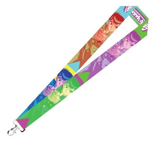 Zen Monkey: 90s Colored Yusuke Urameshi - Yu Yu Hakusho Lanyard - by Zen Monkey Studios | Buy at ToyShnip