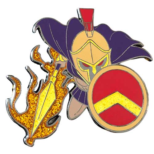 Zen Monkey: Ares - 1st Edition ZMS Original Enamel Pin - by Zen Monkey Studios | Buy at ToyShnip