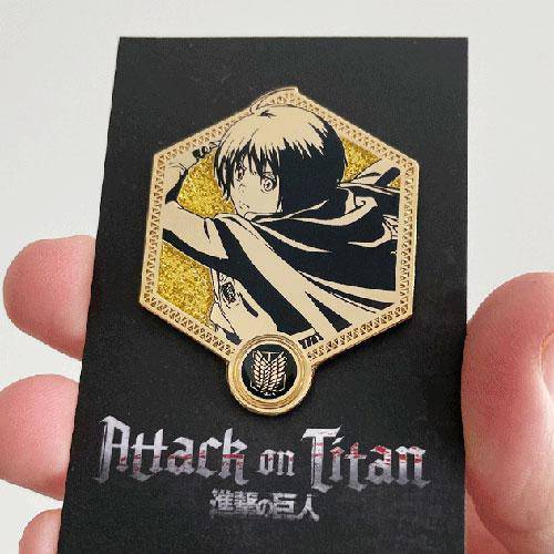 Zen Monkey Attack on Titan Golden Series - 1st Edition Enamel Pin - by Zen Monkey Studios | Buy at ToyShnip