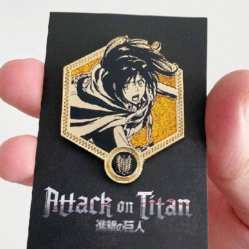 Zen Monkey Attack on Titan Golden Series - 1st Edition Enamel Pin - by Zen Monkey Studios | Buy at ToyShnip