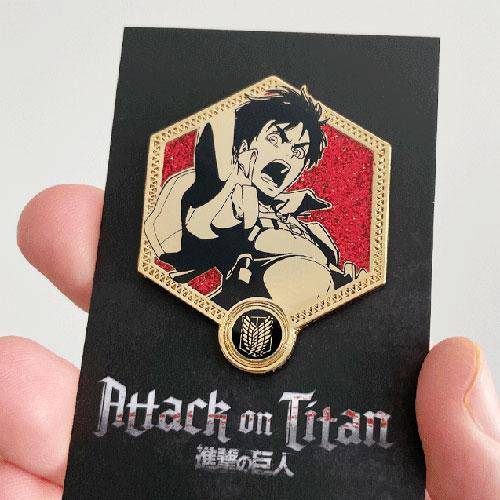 Zen Monkey Attack on Titan Golden Series - 1st Edition Enamel Pin - by Zen Monkey Studios | Buy at ToyShnip