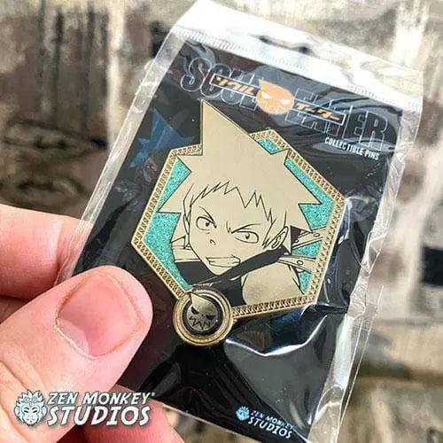 Zen Monkey: Black Star (Gold Soul Eater Collection) - Soul Eater Enamel Pin - by Zen Monkey Studios | Buy at ToyShnip