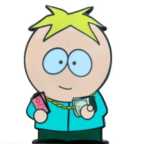 Zen Monkey: Butters' Bottom Bitch - South Park Enamel Pin - by Zen Monkey Studios