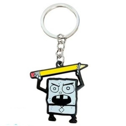Zen Monkey: DoodleBob - Spongebob Squarepants Enamel Keychain - by Zen Monkey Studios