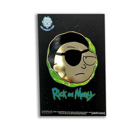 Zen Monkey: Golden Evil Morty - Rick and Morty Enamel Pin - by Zen Monkey Studios | Buy at ToyShnip