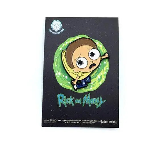 Zen Monkey: Hanging Lil' Morty - Rick and Morty Enamel Pin - by Zen Monkey Studios | Buy at ToyShnip