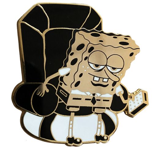 Zen Monkey: Ight Imma Head Out (ZMS 10th Anniversary) - Spongebob Squarepants Pin - by Zen Monkey Studios | Buy at ToyShnip