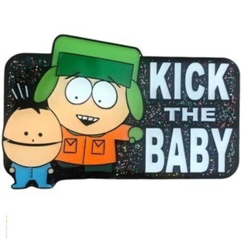 Zen Monkey: Kick the Baby - South Park Enamel Pin - by Zen Monkey Studios