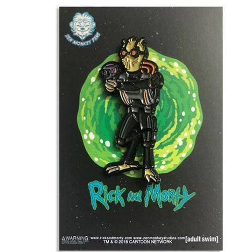 Zen Monkey: Krombopulos Michael - Rick and Morty Enamel Pin - by Zen Monkey Studios | Buy at ToyShnip
