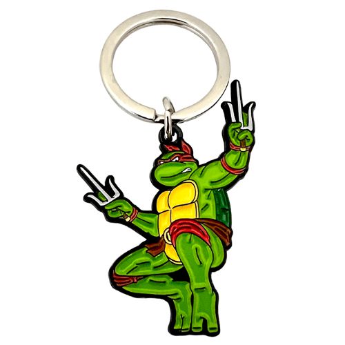 Zen Monkey: Leaping Raphael - Teenage Mutant Ninja Turtles Keychain - by Zen Monkey Studios | Buy at ToyShnip