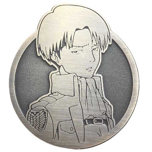 Zen Monkey: Limited Edition Emblem: Levi Ackerman - Attack on Titan Enamel Pin - by Zen Monkey Studios | Buy at ToyShnip