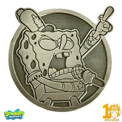 Zen Monkey: Limited Edition Emblem: Sweet Victory - SpongeBob SquarePants Enamel Pin - by Zen Monkey Studios