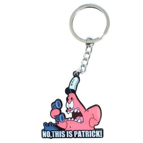 Zen Monkey: No, This is Patrick! - Spongebob Squarepants Keychain - by Zen Monkey Studios