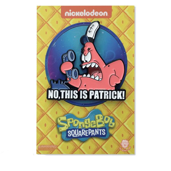 Zen Monkey: "No, This Is Patrick!"(SpongeBob Meme Collection) - Spongebob Squarepants Pin - by Zen Monkey Studios | Buy at ToyShnip