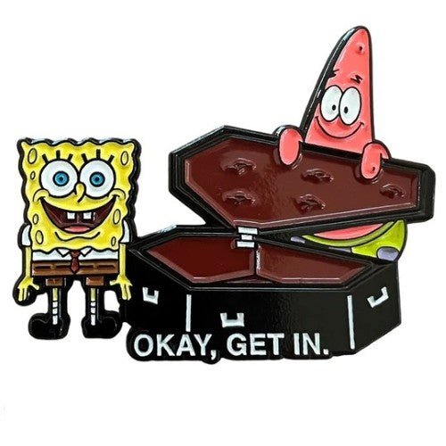 Zen Monkey: Okay, Get In - Spongebob Squarepants Pin - by Zen Monkey Studios