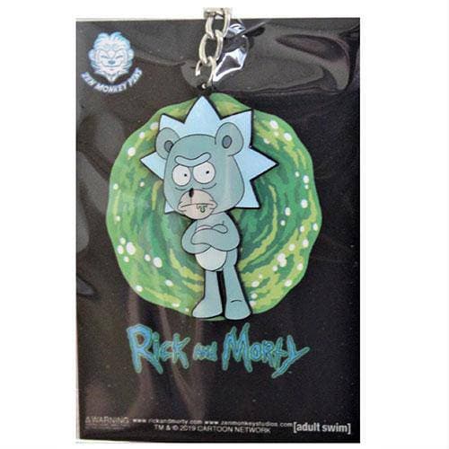 Zen Monkey: **SEASON 4 EPISODE 1** Teddy Rick - Rick and Morty Enamel Keychain - by Zen Monkey Studios | Buy at ToyShnip