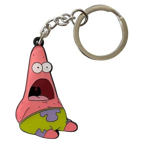 Zen Monkey: Shocked Patrick - Spongebob Squarepants Keychain - by Zen Monkey Studios