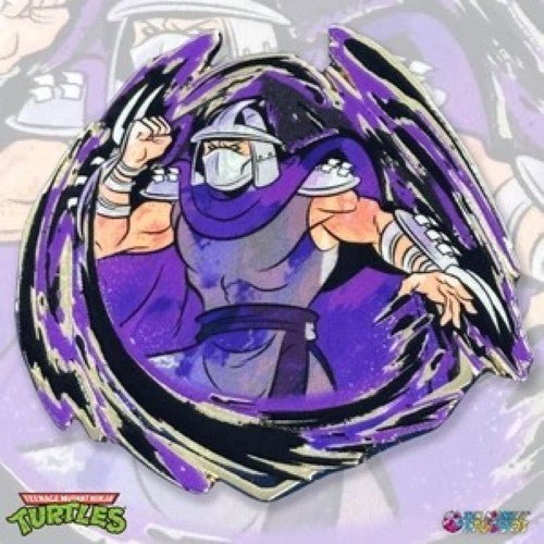 Zen Monkey: Shredder - Painterly Series: C2E2 2025 Exclusive - Teenage Mutant Ninja Turtles Enamel Pin - by Zen Monkey Studios