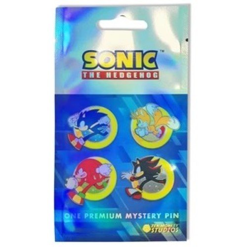 Zen Monkey: Sonic The Hedgehog Character Ring Blind Bag - (1 Bag with 1 Pin) - by Zen Monkey Studios
