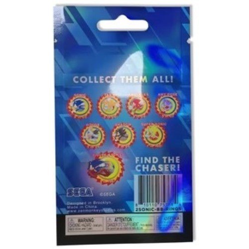 Zen Monkey: Sonic The Hedgehog Character Ring Blind Bag - (1 Bag with 1 Pin) - by Zen Monkey Studios