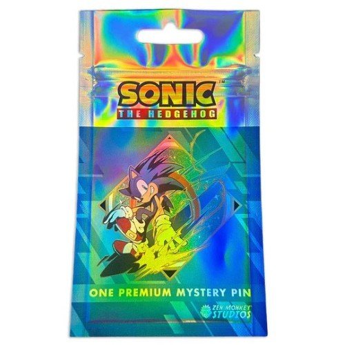 Zen Monkey: Sonic The Hedgehog Speed Stamp Blind Bag - (1 Bag with 1 Pin) - by Zen Monkey Studios