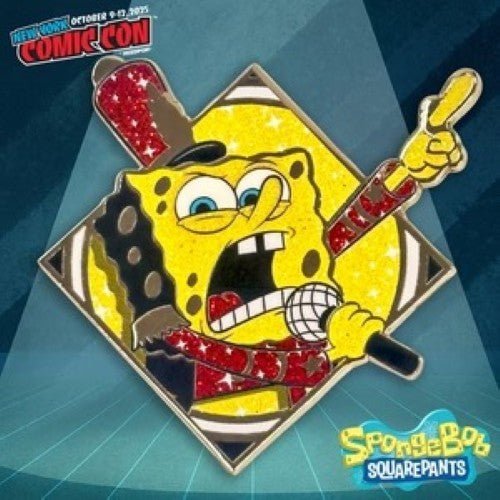Zen Monkey: Sparkle Series Sweet Victory SpongeBob - Spongebob Squarepants NYCC Limited Edition Pin - by Zen Monkey Studios