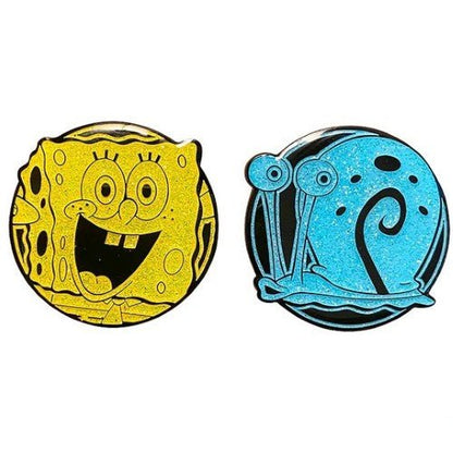 Zen Monkey: SpongeBob and Gary(set) - Spongebob Squarepants Pin - by Zen Monkey Studios