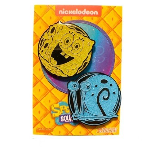 Zen Monkey: SpongeBob and Gary(set) - Spongebob Squarepants Pin - by Zen Monkey Studios
