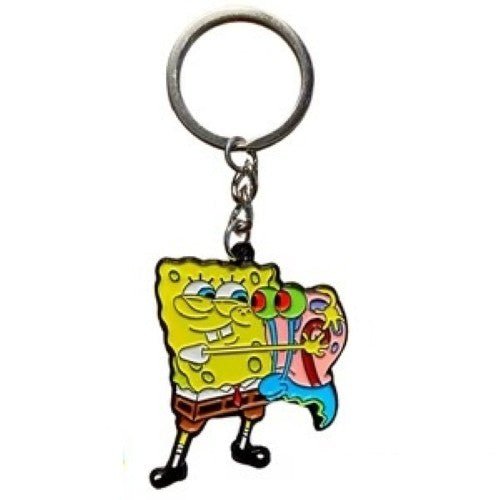 Zen Monkey: SpongeBob Hugging Gary - Spongebob Squarepants Keychain - by Zen Monkey Studios