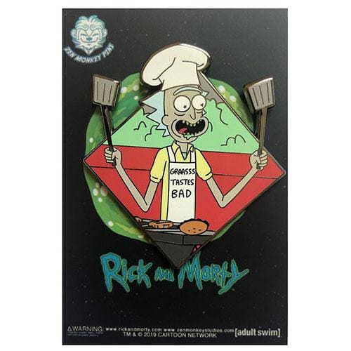 Zen Monkey: The BBQ (Famous Moments) - Rick and Morty Enamel Pin - by Zen Monkey Studios | Buy at ToyShnip