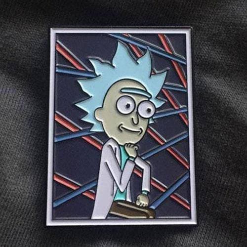 Zen Monkey: Tiny Rick's School Portrait - Rick and Morty Enamel Pin - by Zen Monkey Studios | Buy at ToyShnip