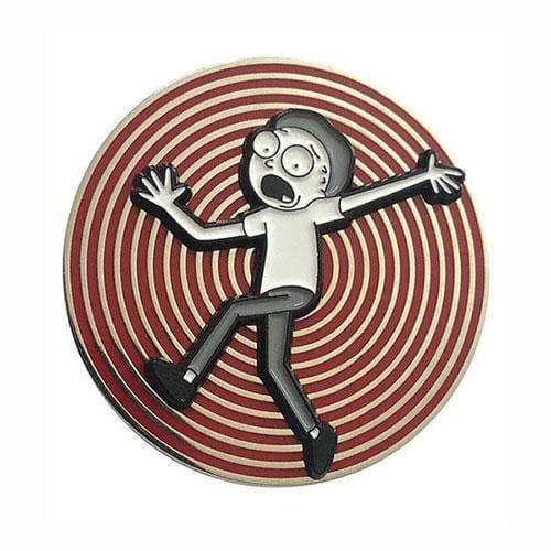 Zen Monkey: Vertigo Morty Spinner - Rick and Morty Enamel Pin - by Zen Monkey Studios | Buy at ToyShnip