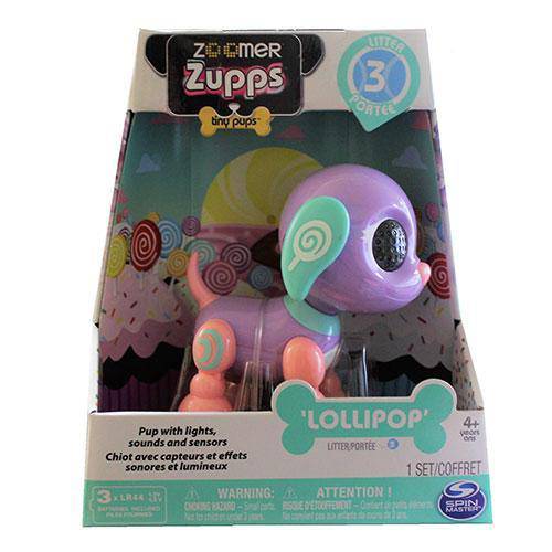 Zoomer Zupps Tiny Pup - Lollipop - by Spin Master | Buy at ToyShnip
