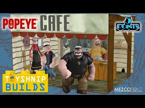 Mezco Toyz Popeye 5 Points Deluxe Box Set - by Mezco Toyz | Buy at ToyShnip